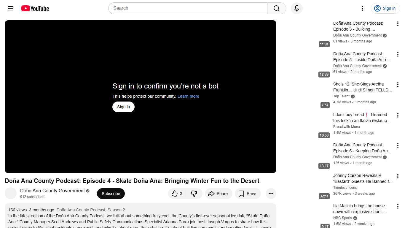 Doña Ana County Podcast: Episode 4 - Skate Doña Ana: Bringing Winter Fun to the Desert - YouTube